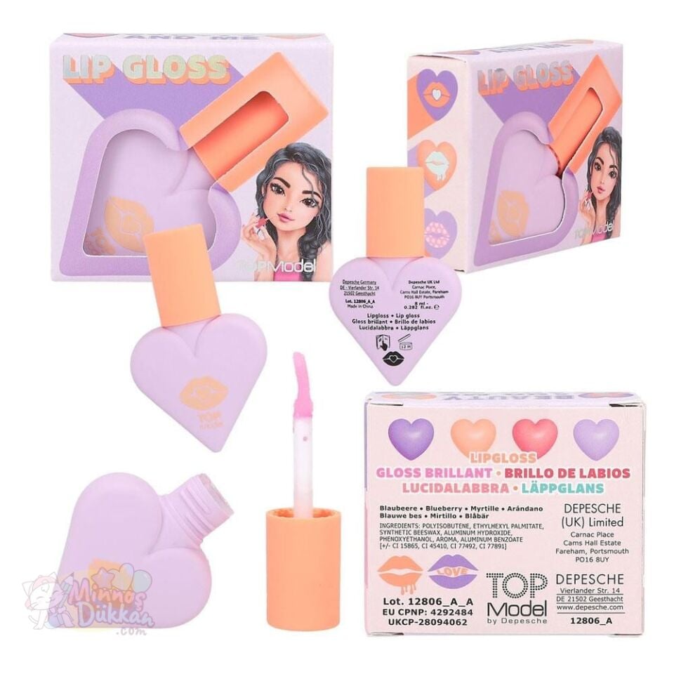 Top Model Kalp Dudak Parlatıcı Yabanmersini