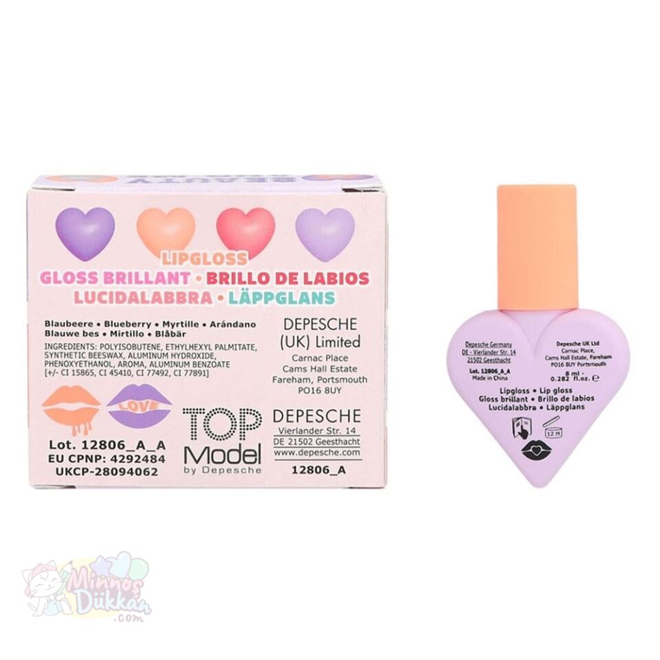 Top Model Kalp Dudak Parlatıcı Yabanmersini