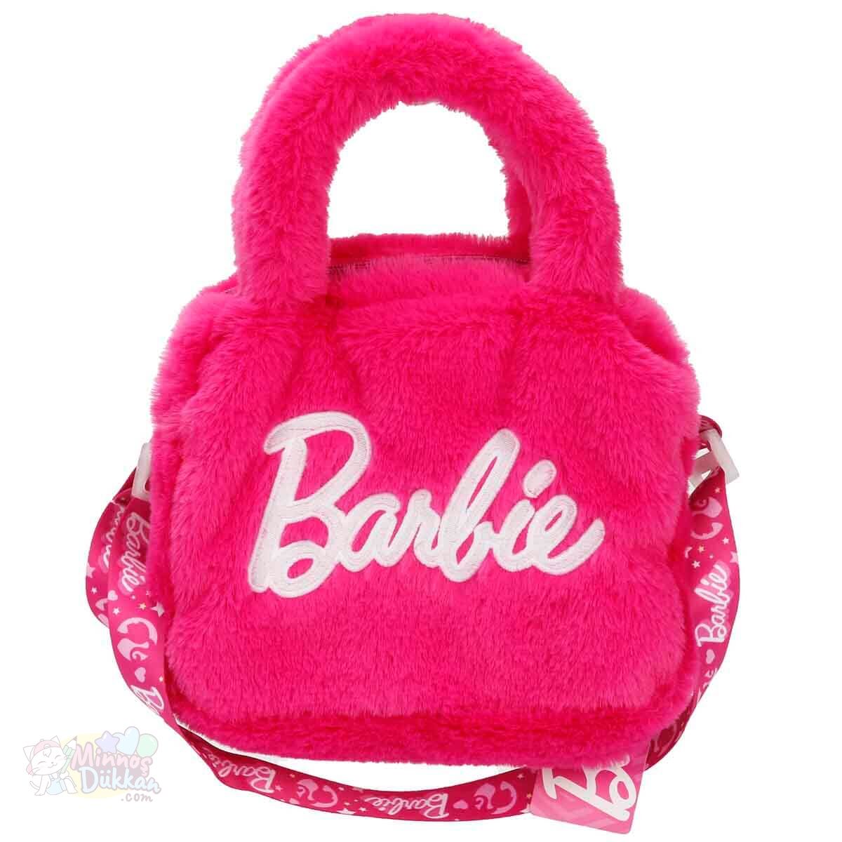 Barbie Askılı Peluş Omuz Çantası 3015