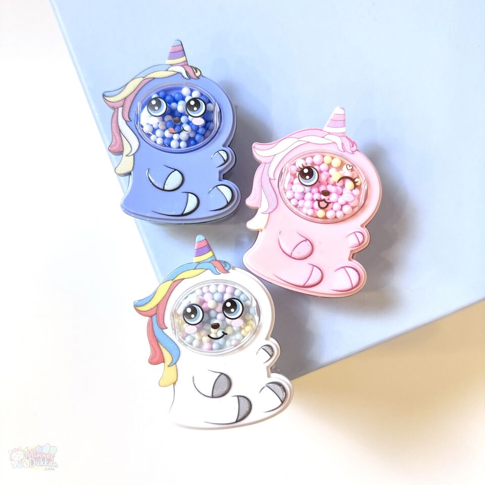 Boncuklu Unicorn Hazneli Kalemtraş