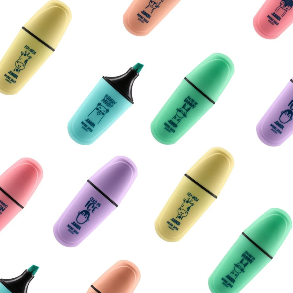 Junior Mini Fosforlu Kalem Pastel