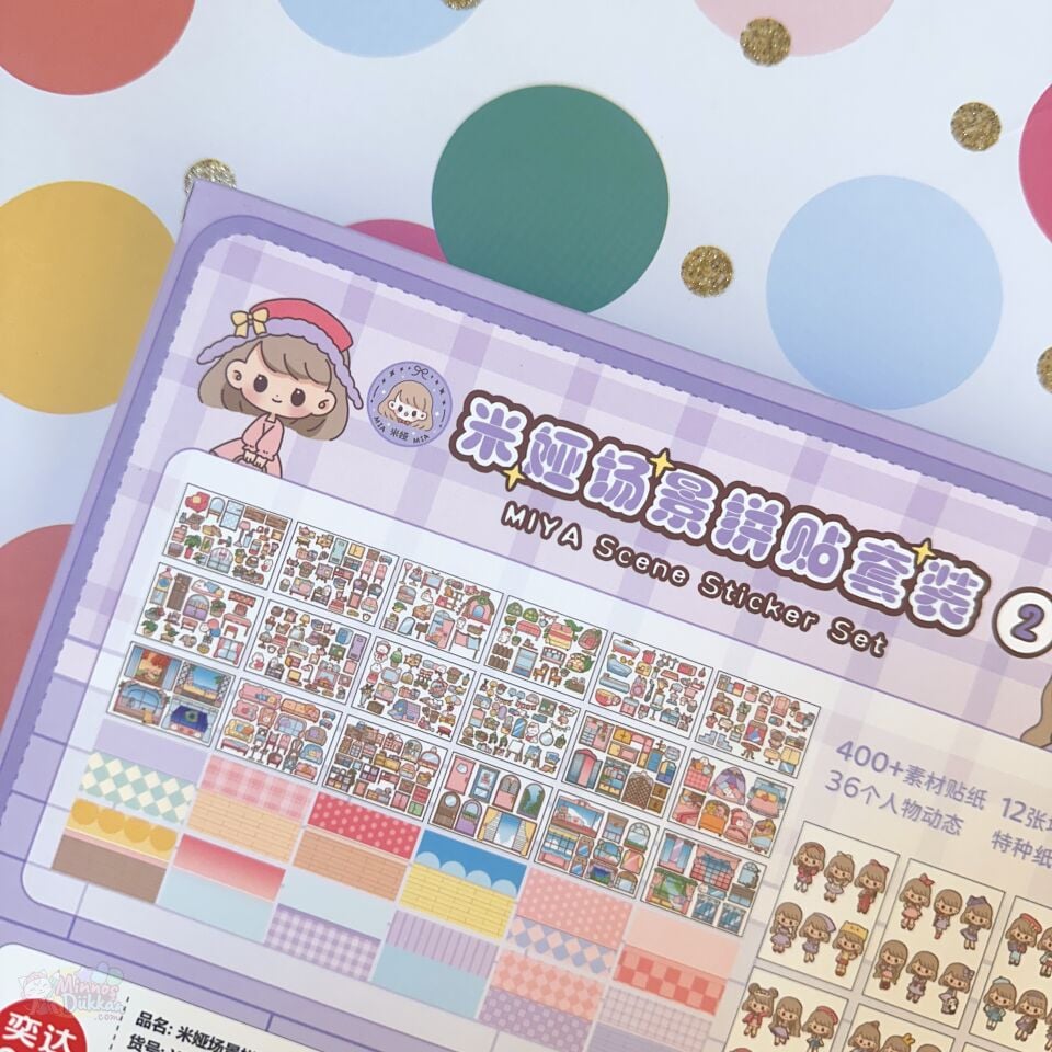 Kawaii Diy Sticker Set - 4