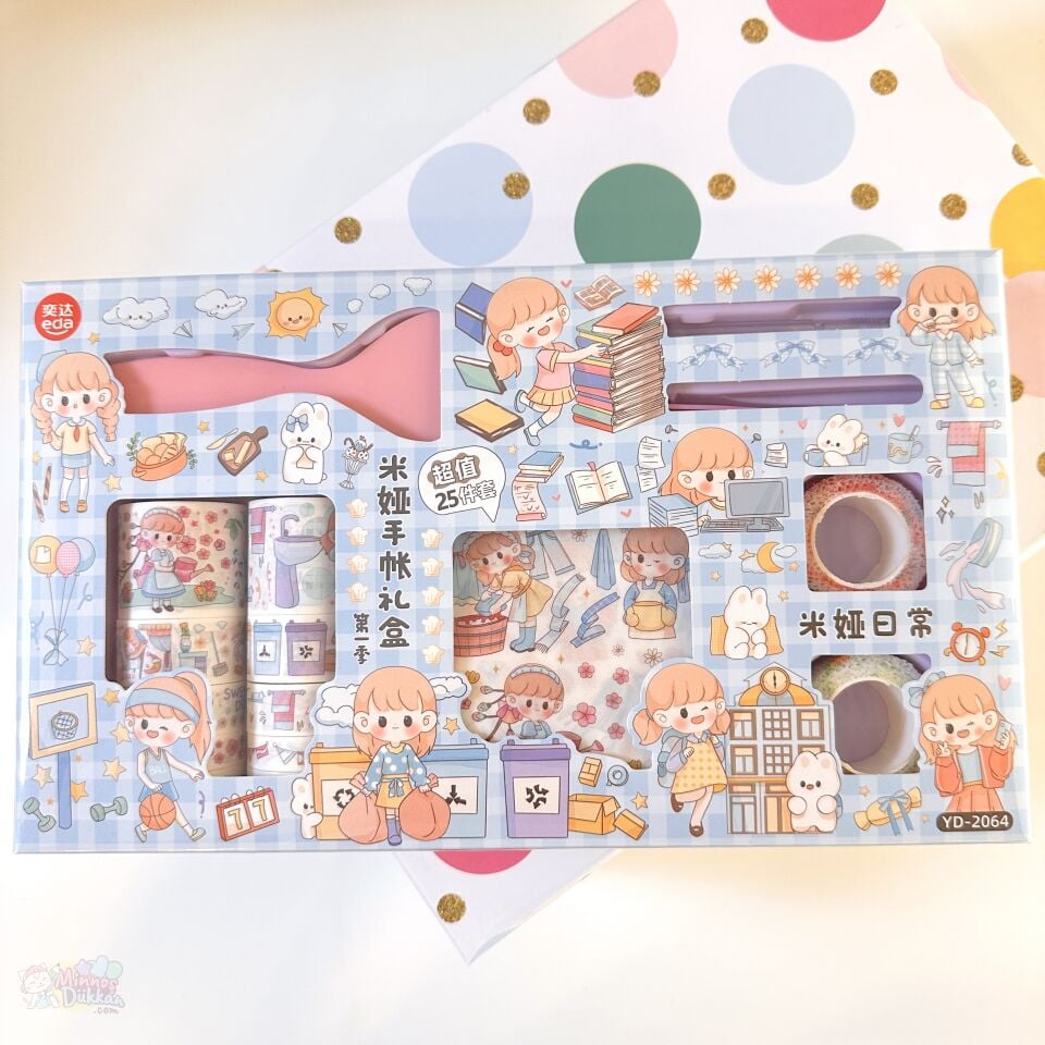 Diy Kawaii Maket Bıçaklı Sticker Bant Set
