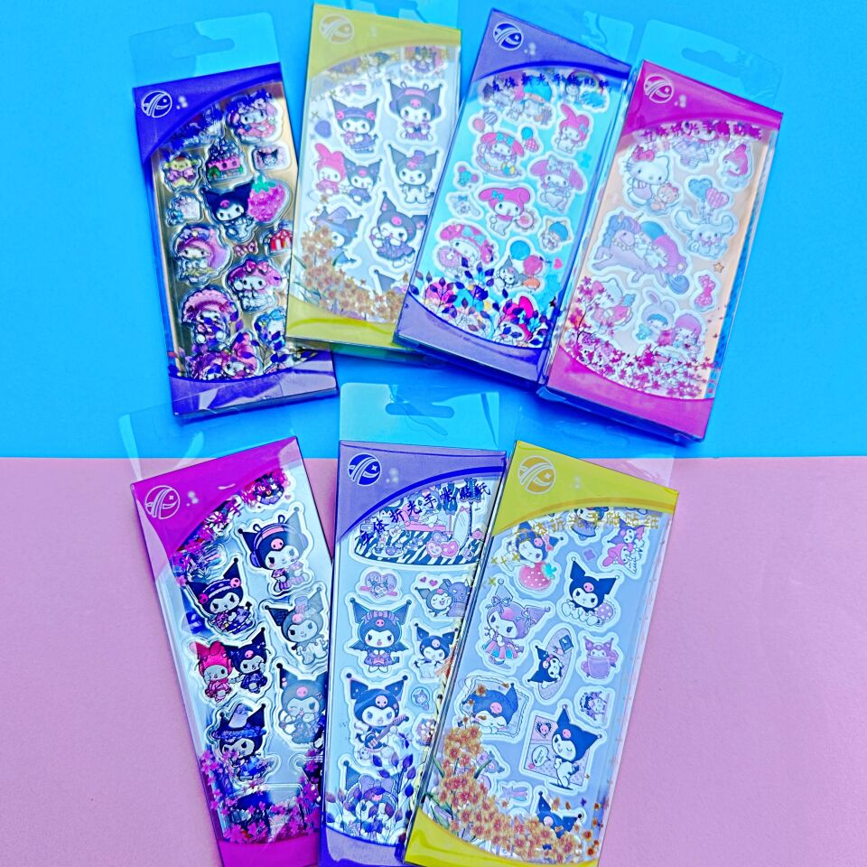 Sanrio Kutulu Metalik Sticker