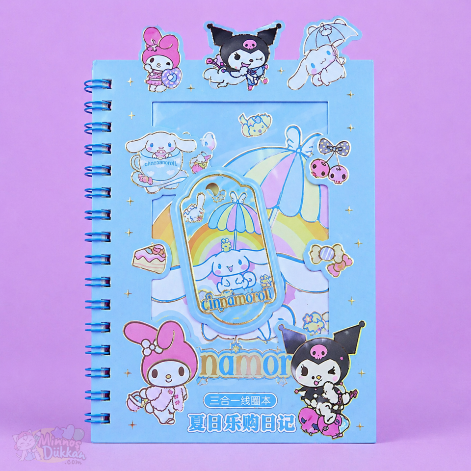 Sanrio Sticker Kitabı Anahtarlıklı