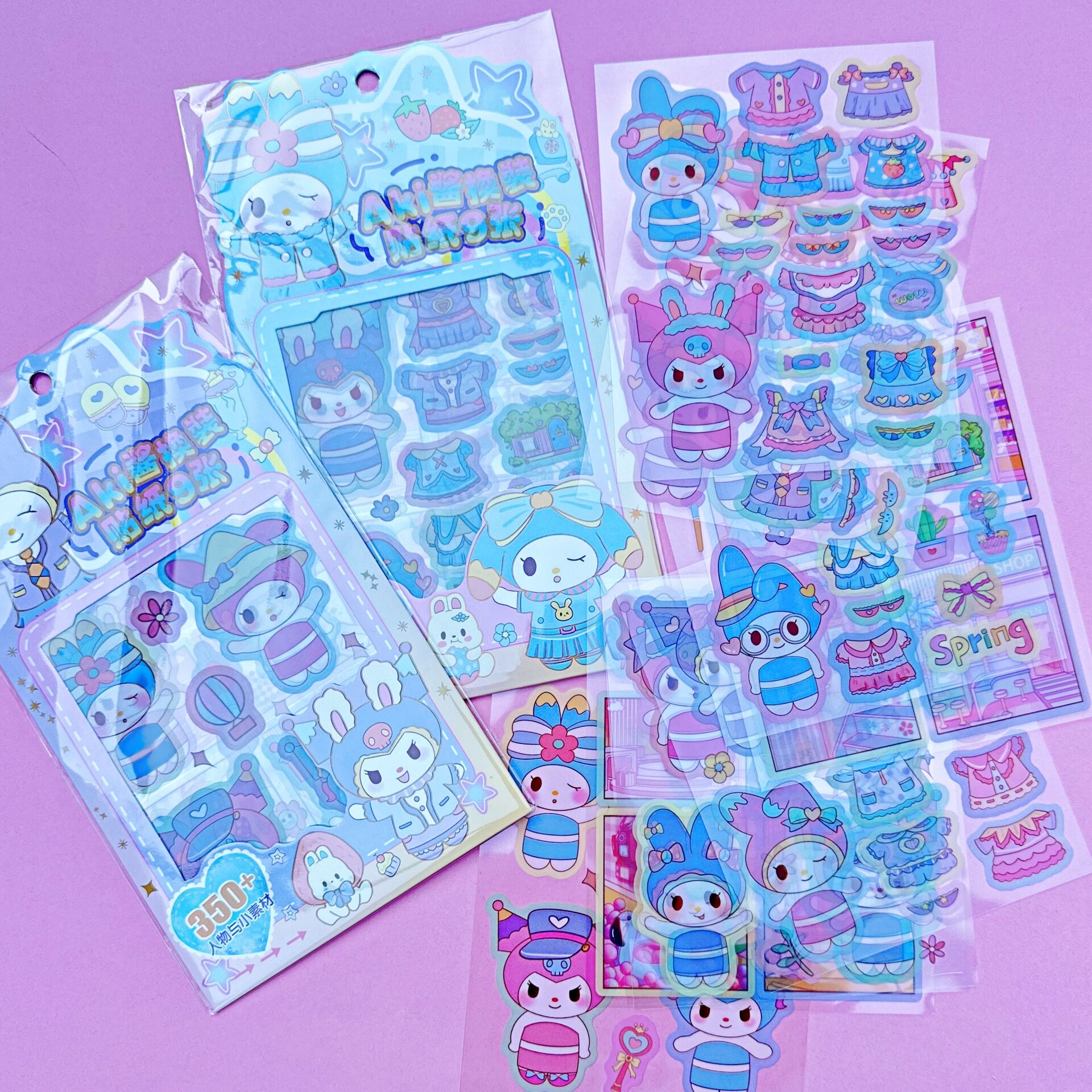 Sanrio Şeffaf 350 Sticker