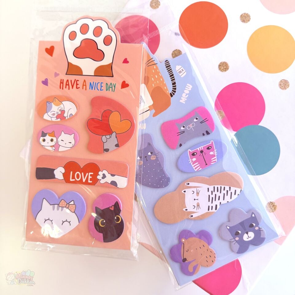 Desenli Yapışkanlı Not Kağıdı Seti