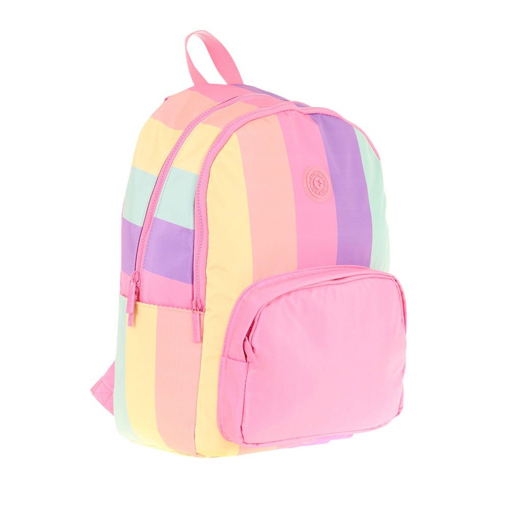 Kaukko Rainbow Sırt Çantası - Line Pink