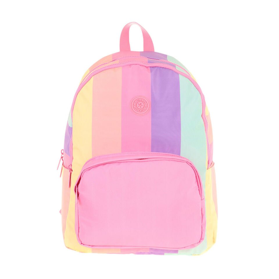 Kaukko Rainbow Sırt Çantası - Line Pink