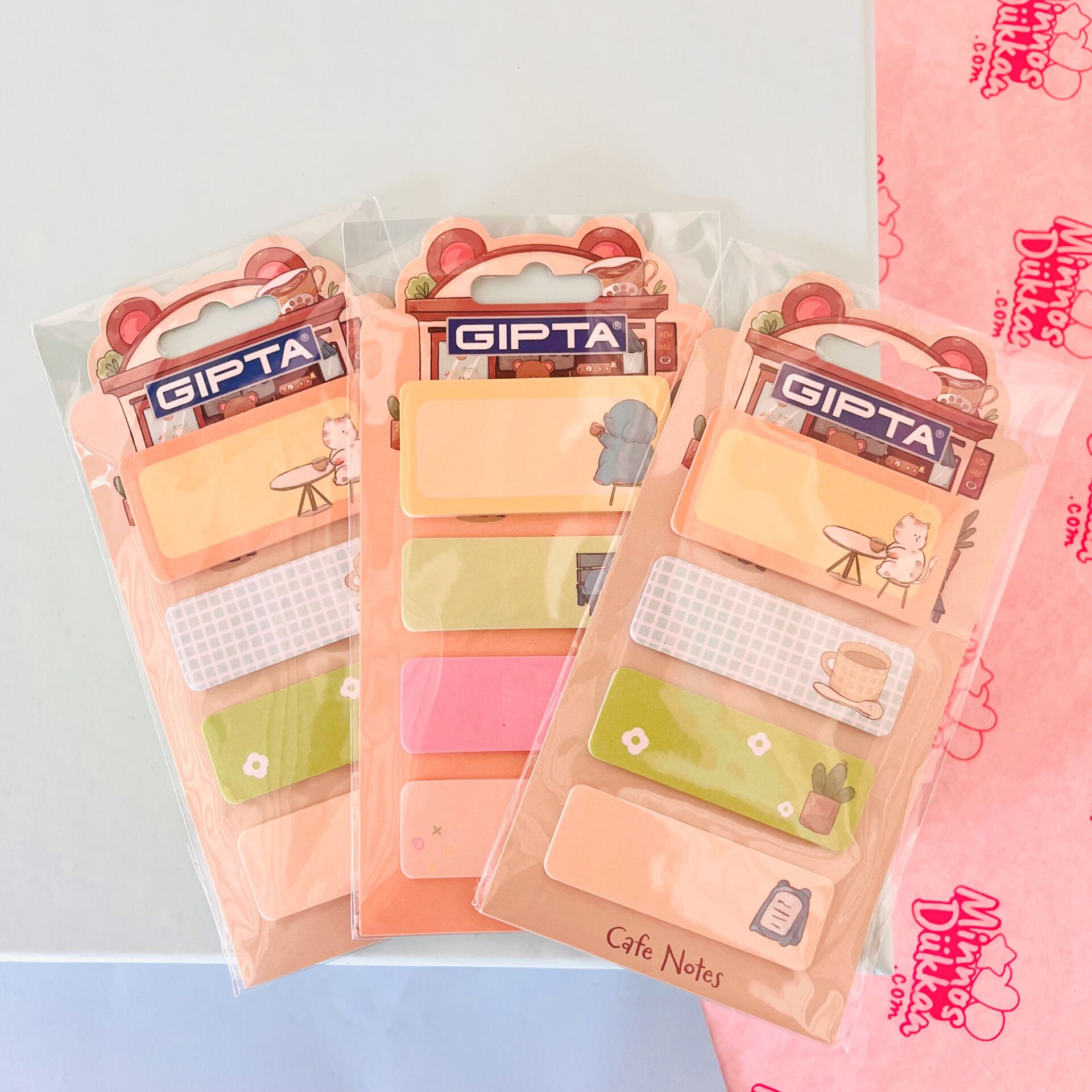 Gıpta Cafe Notes - Yapışkanlı Not Kağıdı Seti