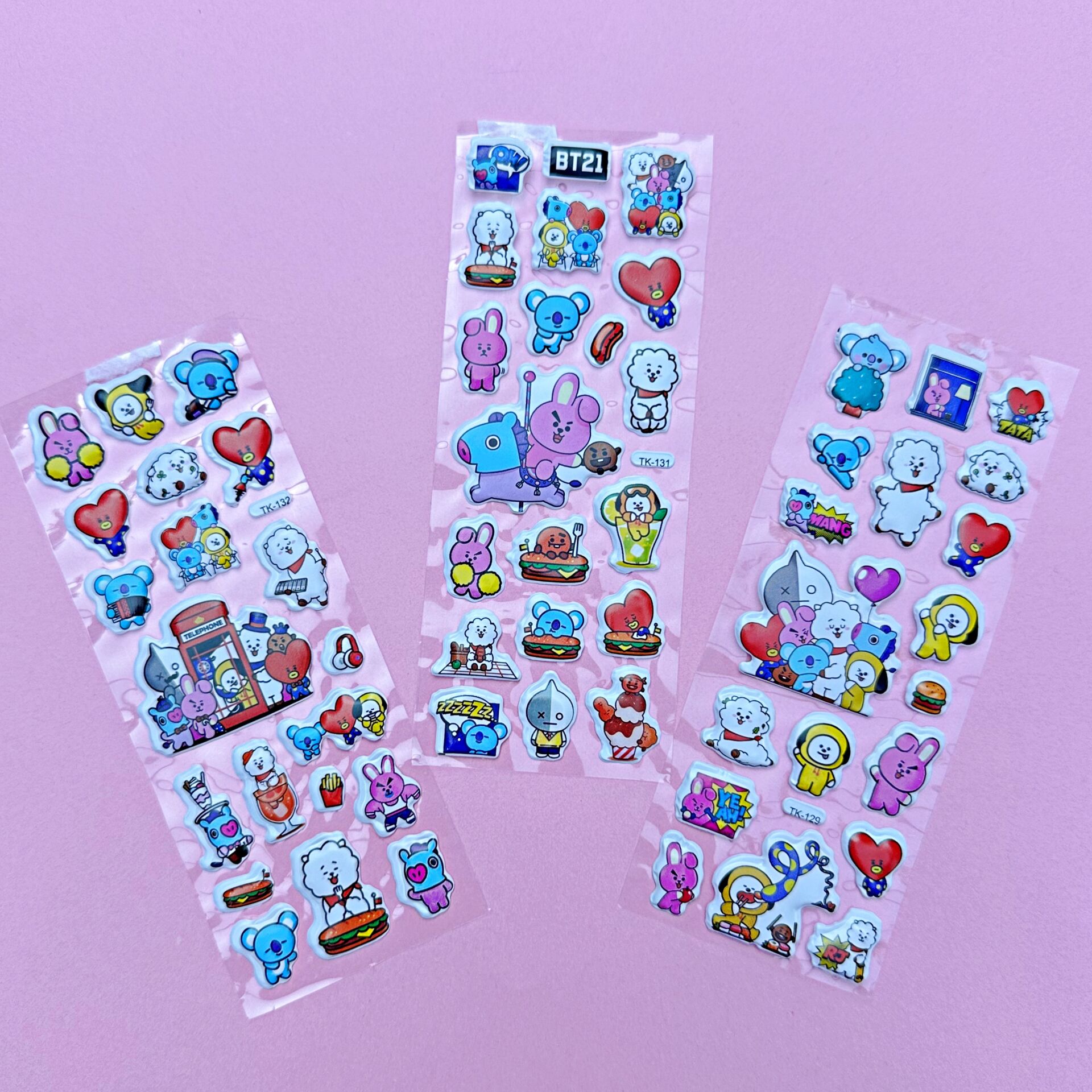 BT21 Desen Sticker