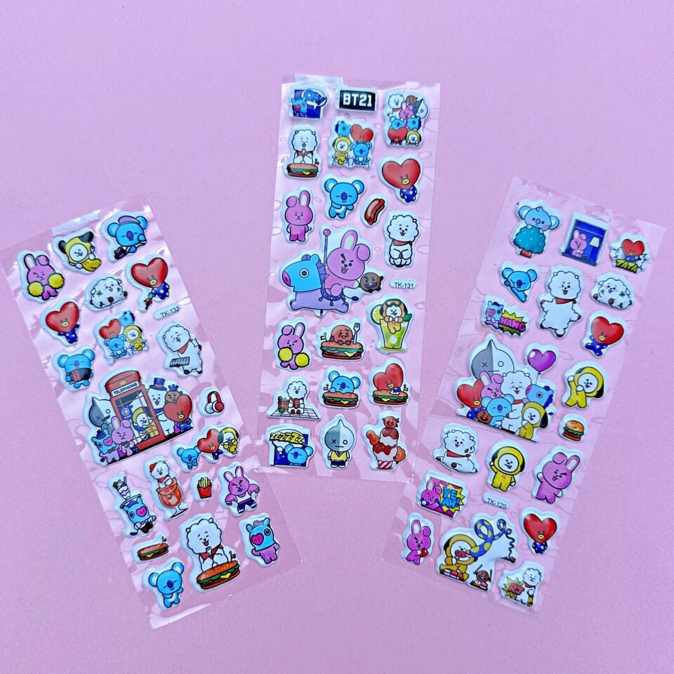 BT21 Desen Sticker