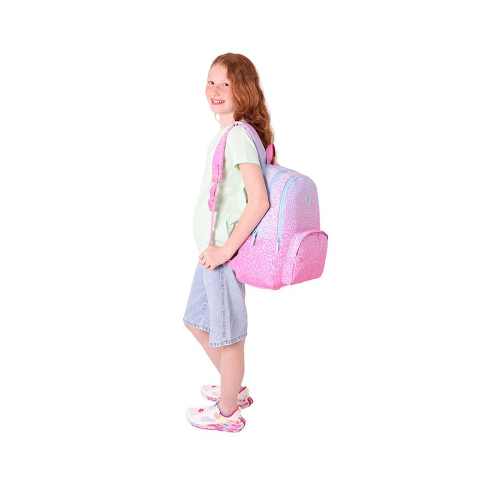 Kaukko Dots Sırt Çantası - Pink