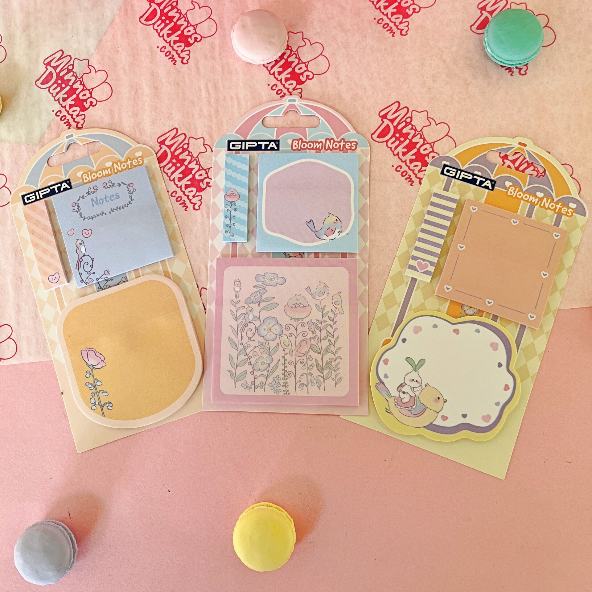 Gıpta Bloom Notes - Yapışkanlı Not Kağıdı Seti