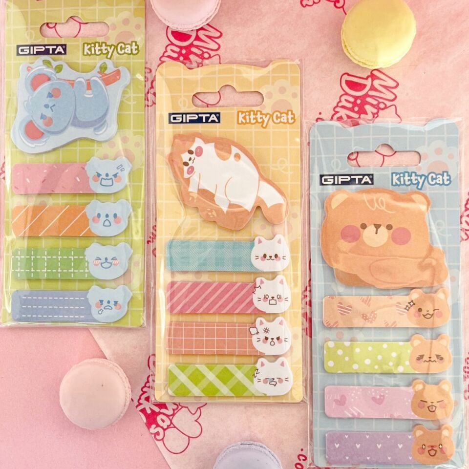 Gıpta Kitty Cat - Yapışkanlı Not Kağıdı Seti