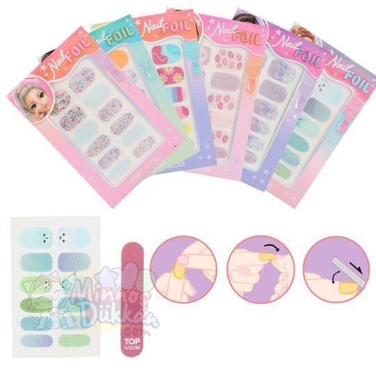 Top Model Nail Foil Tırnak Çıkartmaları
