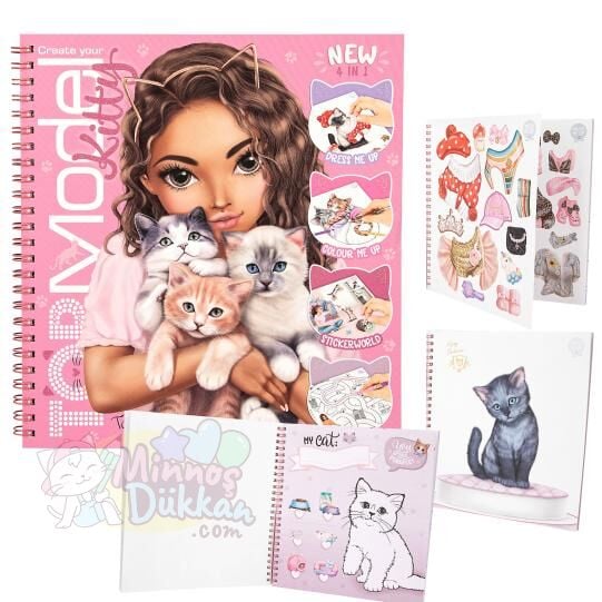 Top Model Boyama Kitabı - Kitty