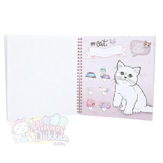 Top Model Boyama Kitabı - Kitty