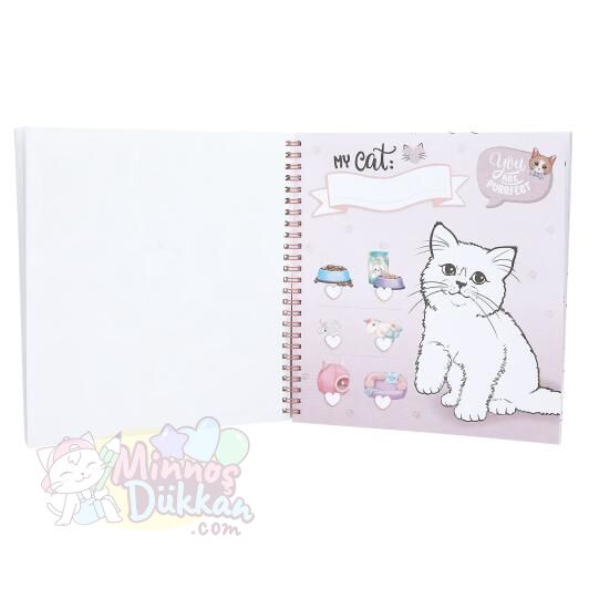 Top Model Boyama Kitabı - Kitty