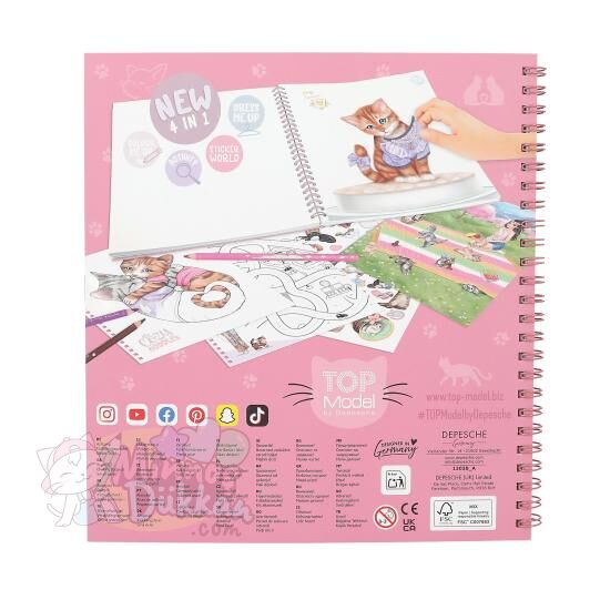 Top Model Boyama Kitabı - Kitty