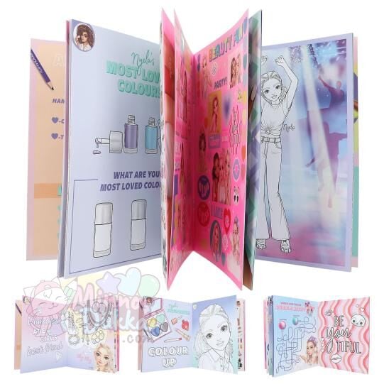 Top Model Beauty Fun Boyama Seti Stickerlı