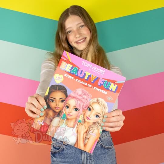Top Model Beauty Fun Boyama Seti Stickerlı