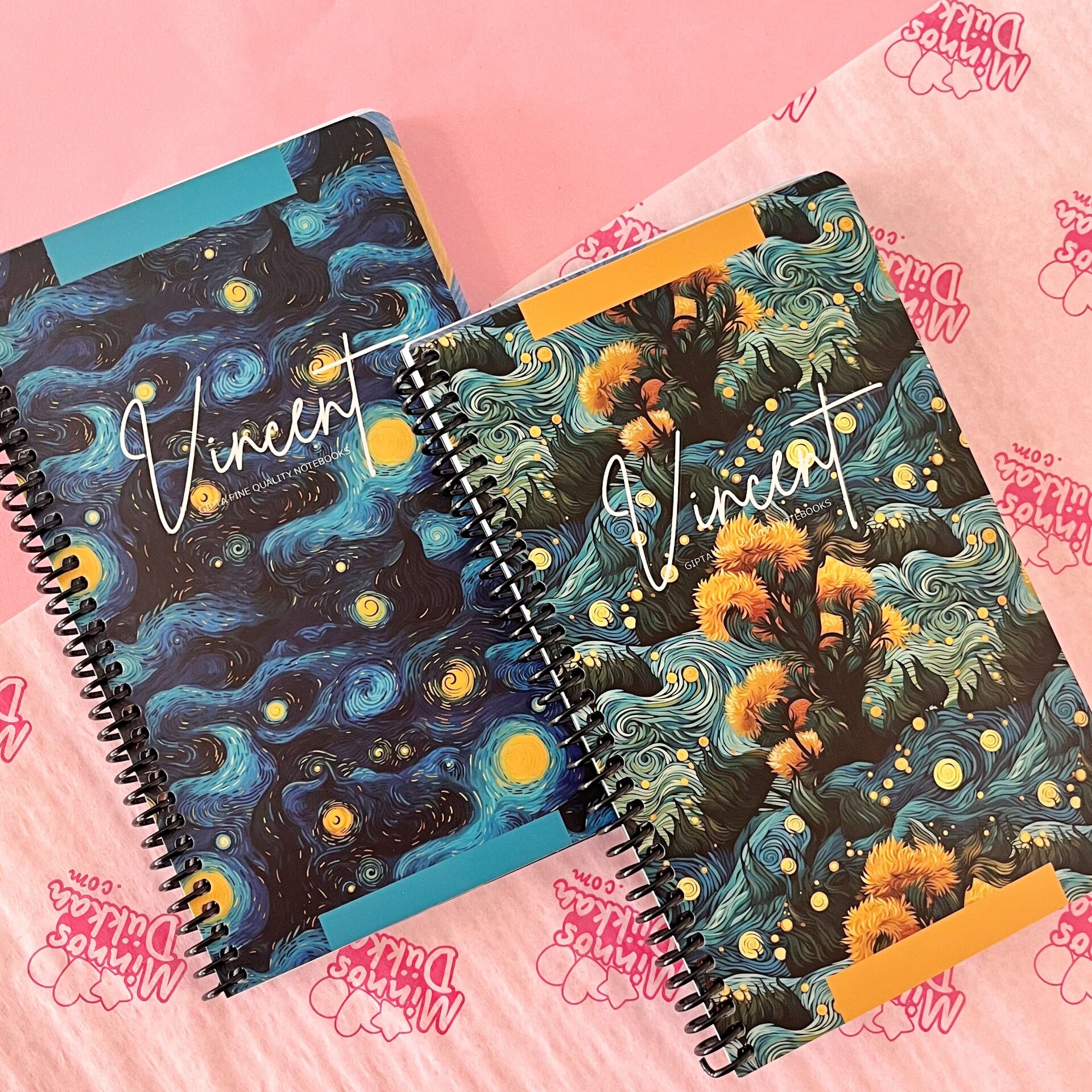 Gıpta Vincent Kareli Defter 13x21 80 Yaprak