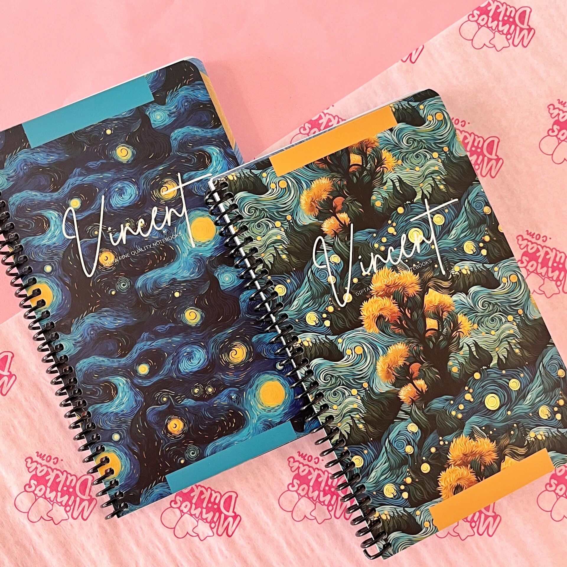 Gıpta Vincent Kareli Defter 13x21 80 Yaprak