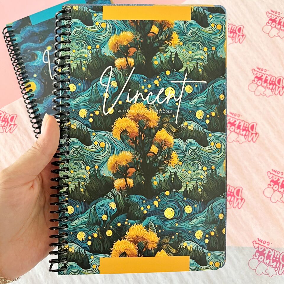 Gıpta Vincent Kareli Defter 13x21 80 Yaprak