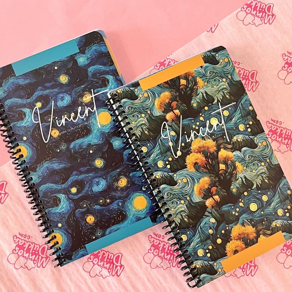 Gıpta Vincent Kareli Defter 13x21 80 Yaprak