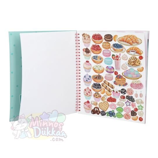 Top Model Boyama Kitabı - Cake and Bake