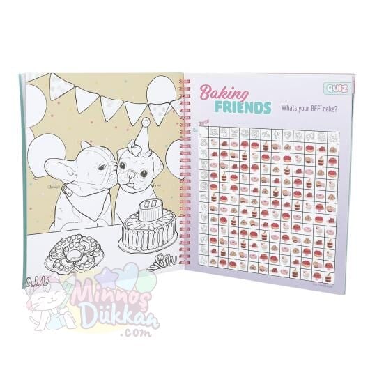 Top Model Boyama Kitabı - Cake and Bake