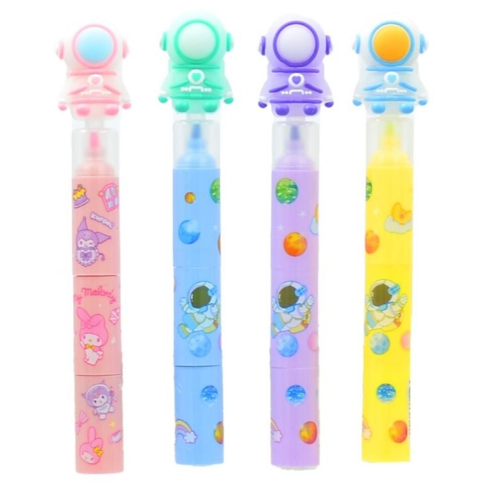 Astronot 3lü Yumurtlayan Fosforlu Kalem