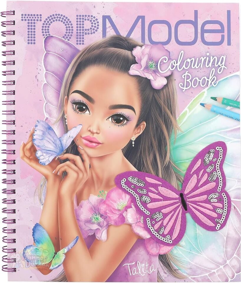 Top Model Boyama Kitabı - Peri Masalı Hayvanlar