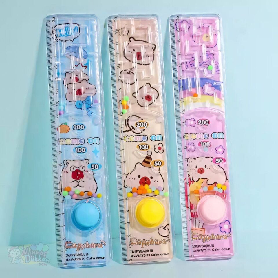 Capy Sulu Oyunlu Cetvel 20cm