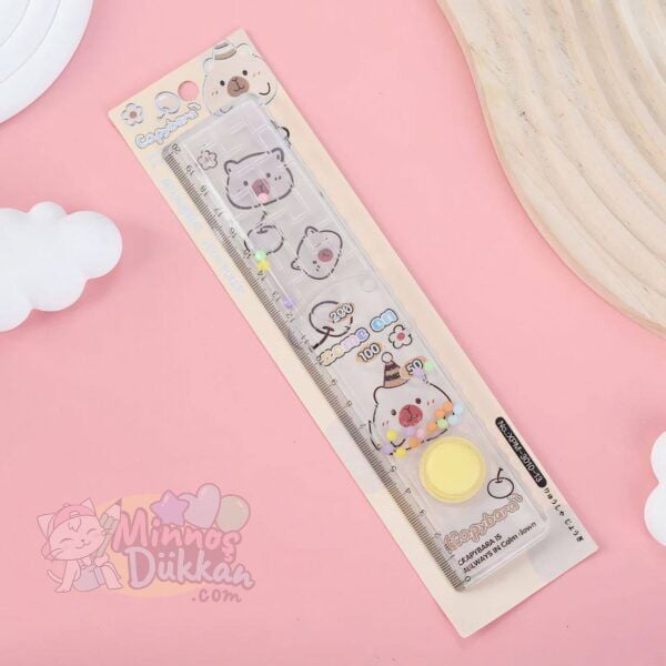 Capy Sulu Oyunlu Cetvel 20cm