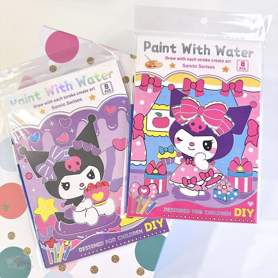 Kuromi Sulu Boya Defteri Geniş