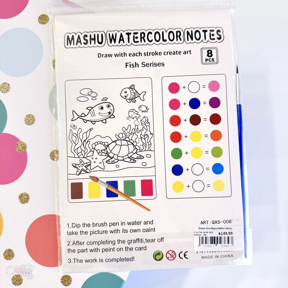 Ocean Sulu Boya Defteri Geniş