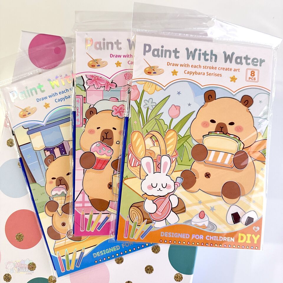 Capybara Sulu Boya Defteri Geniş