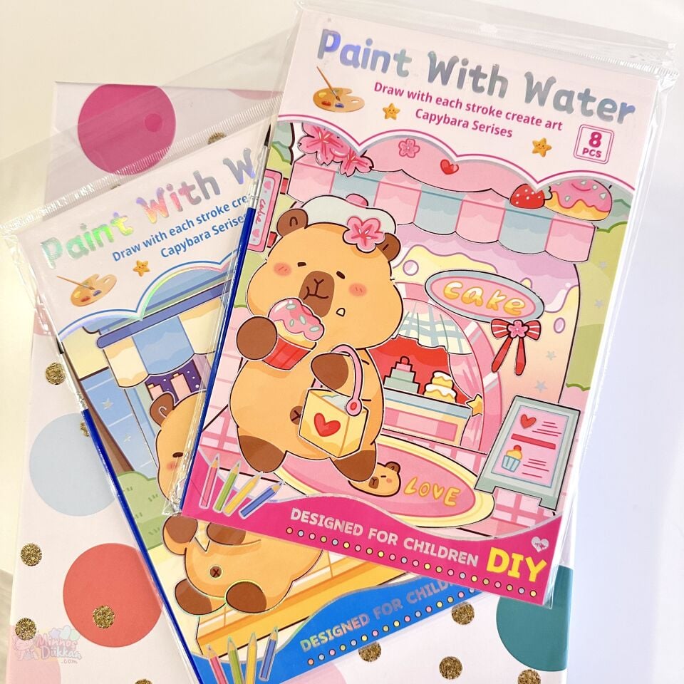 Capybara Sulu Boya Defteri Geniş