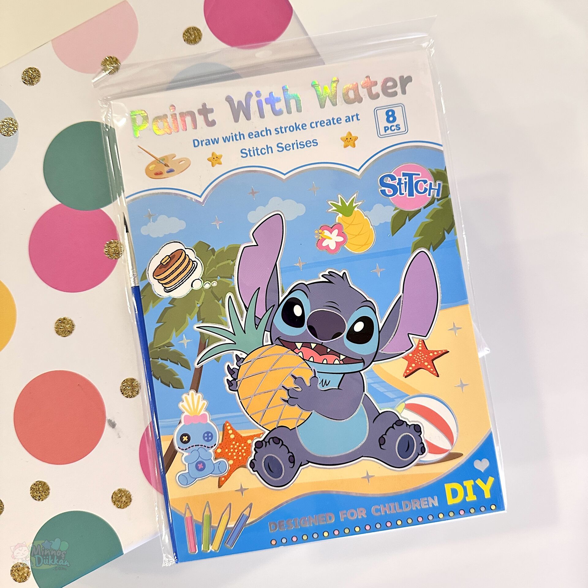 Stitch Sulu Boya Defteri Geniş