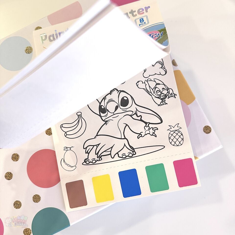 Stitch Sulu Boya Defteri Geniş