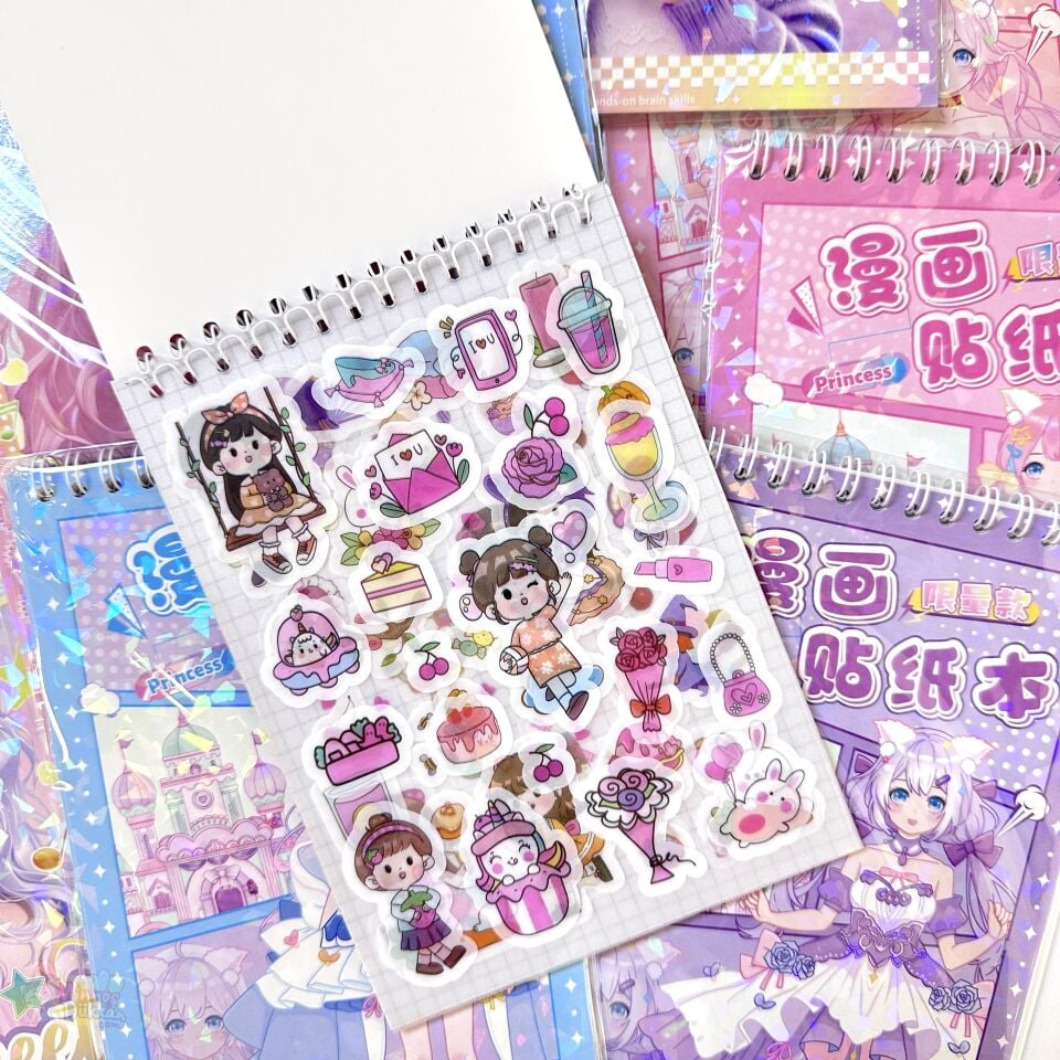 Sweet Stickerlı Kareli Defter
