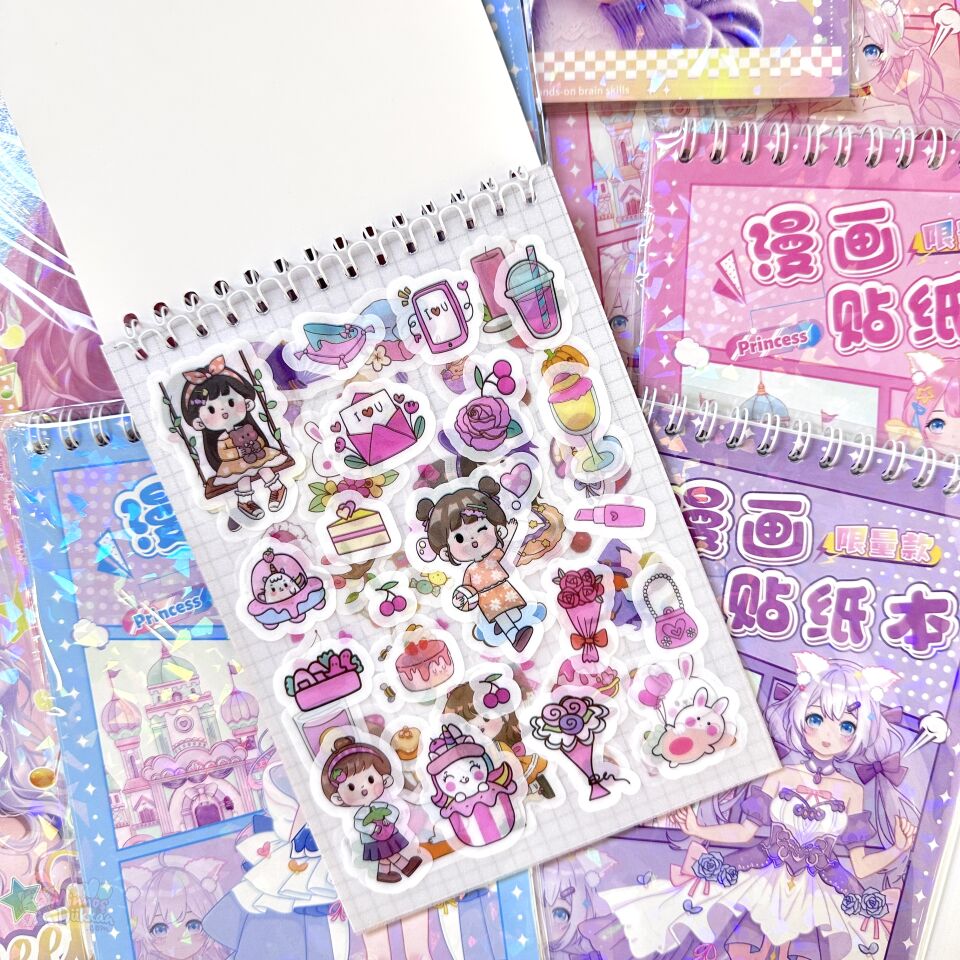Sweet Stickerlı Kareli Defter