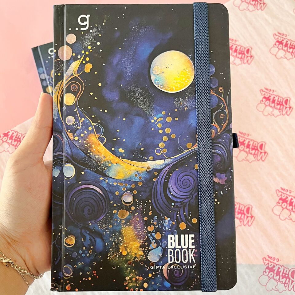 Gıpta Exclusive Blue Book Çizgili Düz 96 Yaprak Defter 13x21