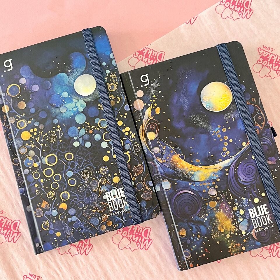 Gıpta Exclusive Blue Book Çizgili Düz 96 Yaprak Defter 13x21