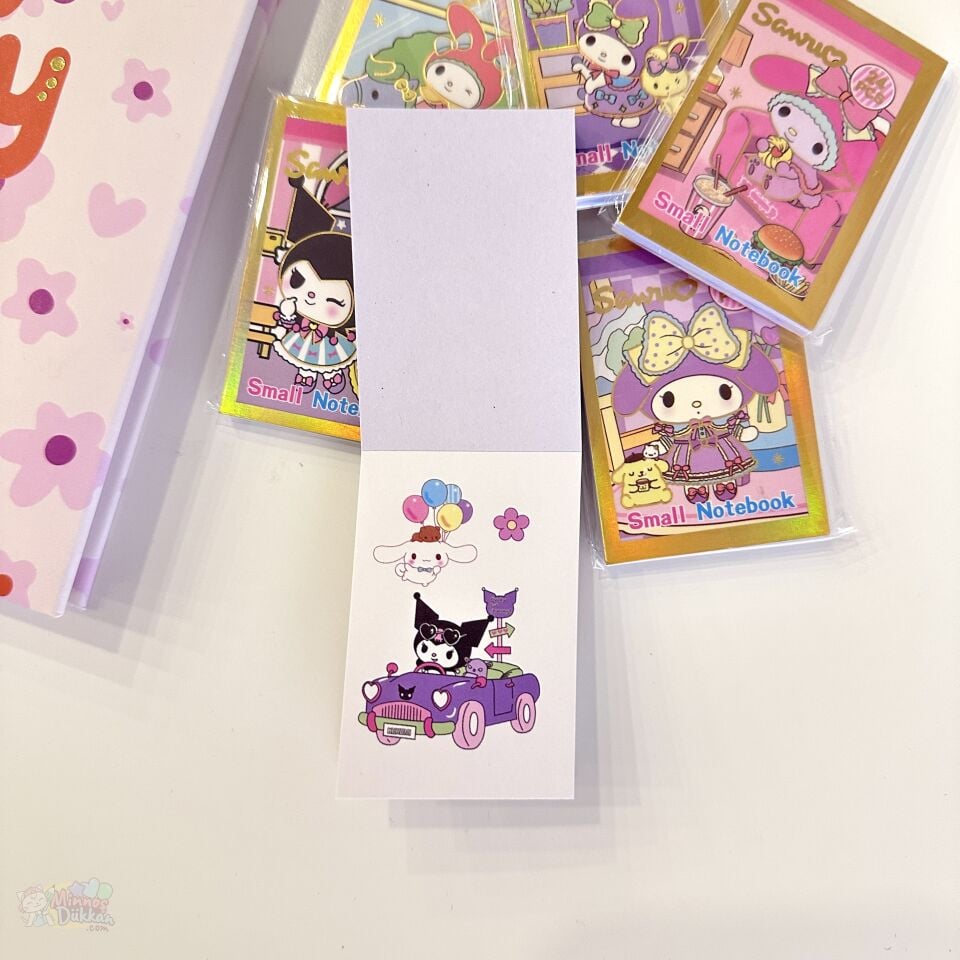 Sany/Capy Small Notebook Mini Sticker Defteri