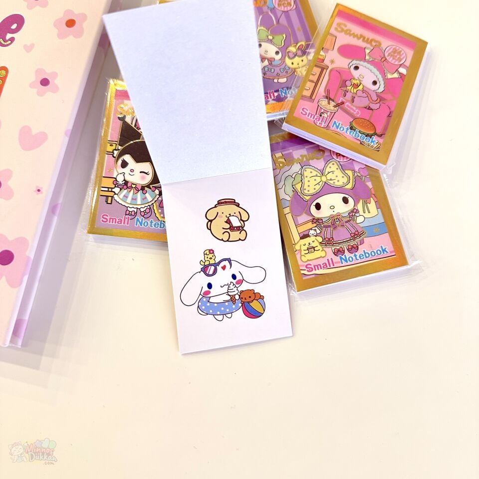 Sany/Capy Small Notebook Mini Sticker Defteri