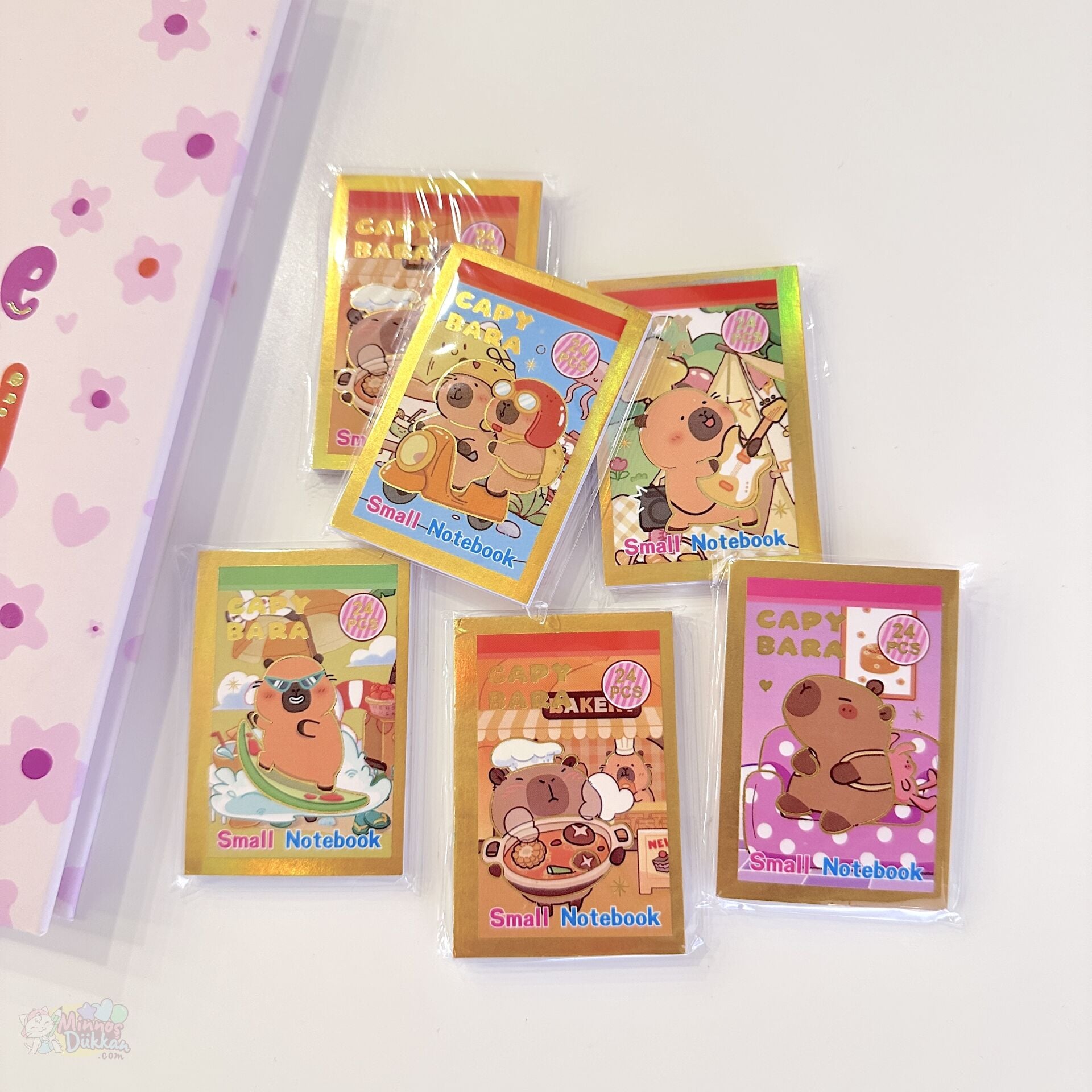 Sany/Capy Small Notebook Mini Sticker Defteri