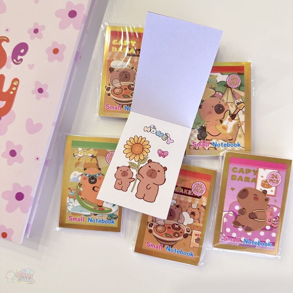 Sany/Capy Small Notebook Mini Sticker Defteri
